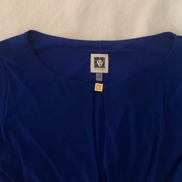 New with tags Anne Klein size 6 Dress from Macy’s - Royal Blue - Picture 3 of 5